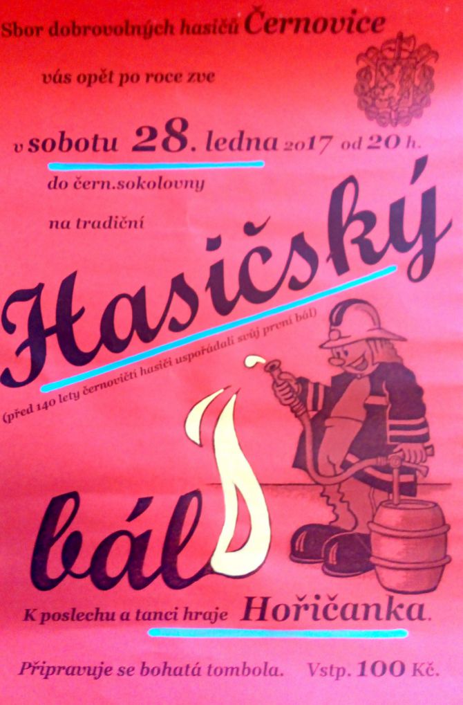 Hasičský ples ČE 2017