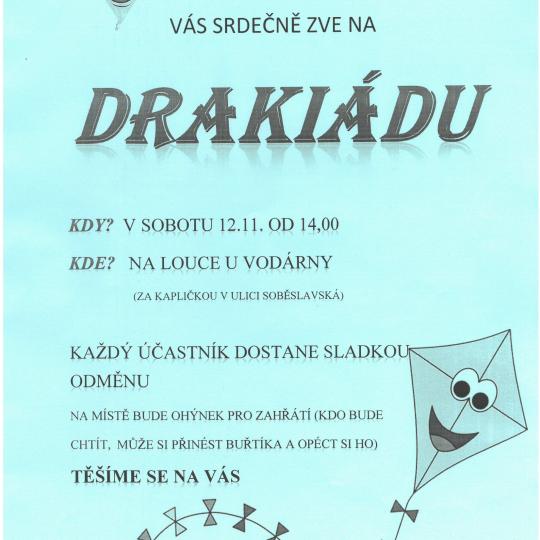 Plakát na drakiádu