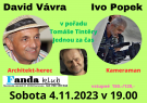 David Vávra a Ivo popek v pořadu Tomáše Tintěry Jednou za čas ve Fanda klubu v Černovicích 1