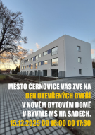 Den otevřených dveří v novém bytovém domě v Černovicích 1